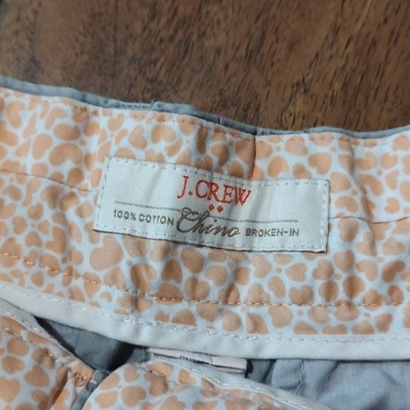 J Crew 4 Chino grey cotton shorts broken in - Picture 2 of 2